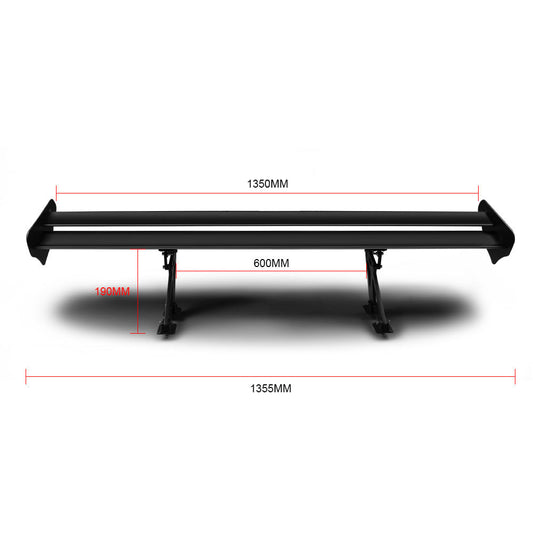 Aluminum Alloy Rear Wing Sedan Car Fixed Wind Spoiler