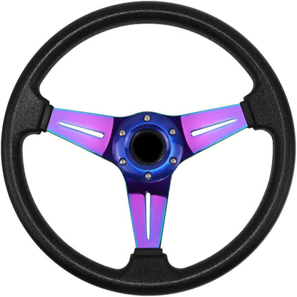 Suitable For Universal Car Modified Steering Wheel 14-inch PU Leather