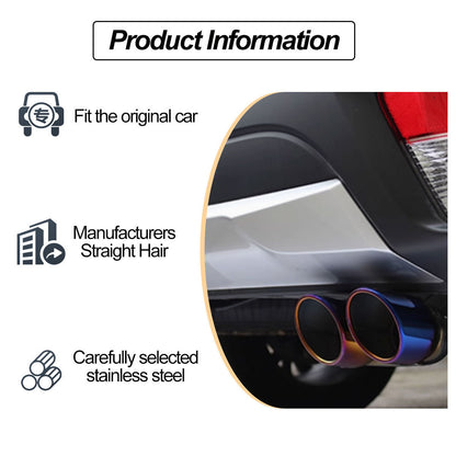 Applicable To Suzuki Vitara 18-20 CHR Izoa Escort Corolla Prius Car Exhaust Pipe Tailpipe