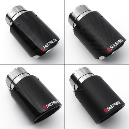 Carbon Fiber Stainless Steel Car Exhaust Pipe Modification