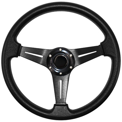 Suitable For Universal Car Modified Steering Wheel 14-inch PU Leather